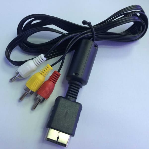 2 stk. AV-kabel / Kompositkabel til PS3 & PS2