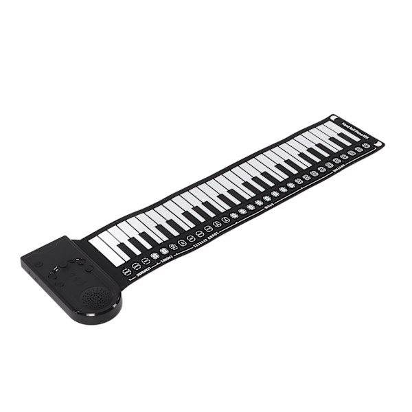 Handrullad Piano 49 Tangenter Portabelt Vikbart Elektriskt Keyboard Piano med Högtalare för Nybörjare Musikinstrument