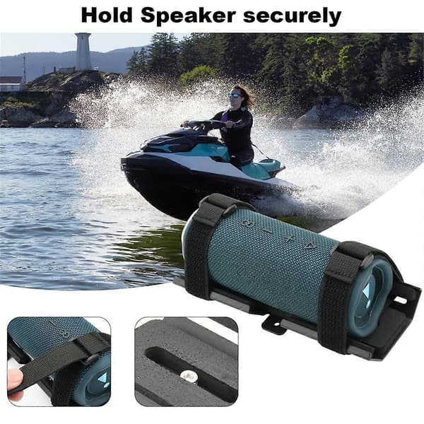 【03】Portable Speaker Mount for Jet Ski/Snowmobile/Boat/, Speaker Mount Metal Speaker Holder for