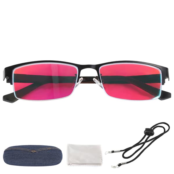 Glasögon för färgblindhet Hypokromatopsi Korrigering Unisex Full Frame Stil