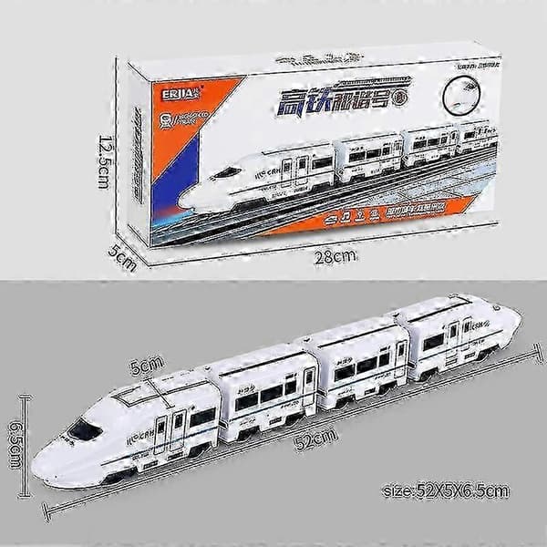 1:8 Harmony Railcar Simulation Højhastighedstog Legetøj Elektrisk Lyd Lys Model Puslespil Børnebil Legetøj