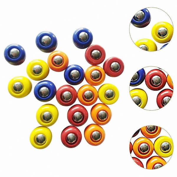 Shuffleboard-puckar för bordsspel, curlingtillbehör 20Pcs 2.5x1.56cm