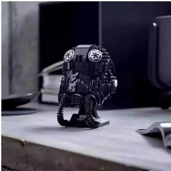 【03】MOC-75274 TIE Fighter eller MOC Rumskib Kampmodel Byggeklods Arkitektur Uddannelse Samlingsmodel Legetøj Y250402.Ca-FD-