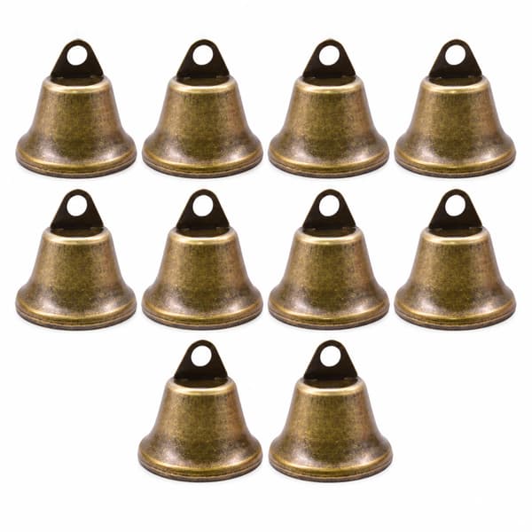 10-pack antika bronsklockor mot borttappade klockor 35 22 mm