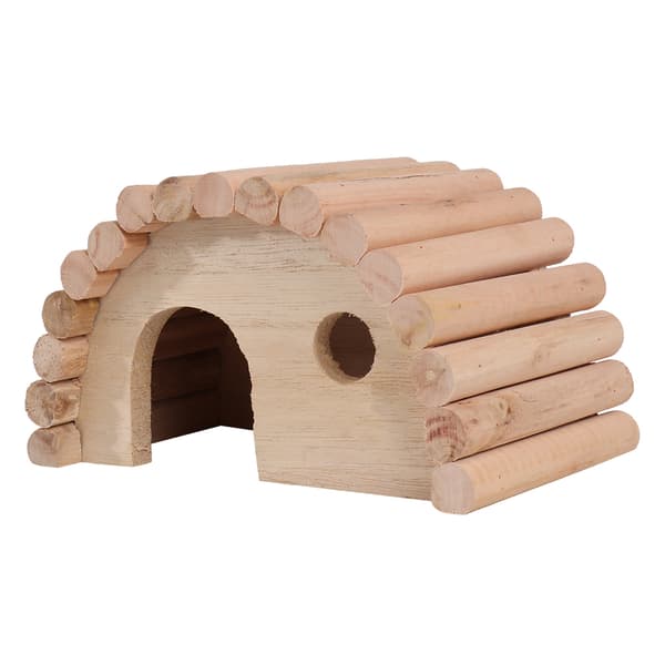 Træ Hamster Bue Seng Lille Dyr Varmt Hus Hamster Rede Træ Legetøj