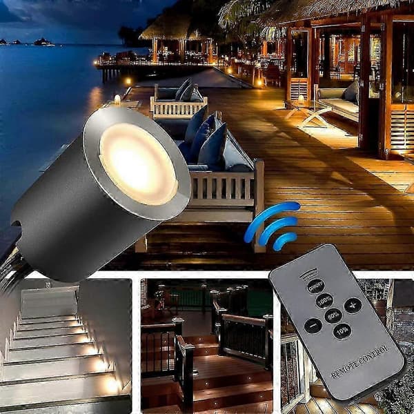 Vattentät IP67 LED-dimmer för utomhusbelysning med trådlös fjärrkontroll