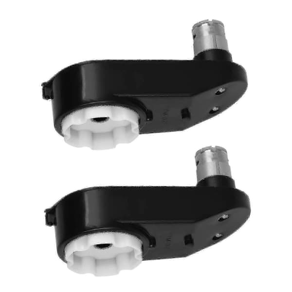 2x Rs390 Elektromotor Gearbox 12v 20000rpm Bil Dc Motor Gear Box Til Børns Legetøjsbil musta