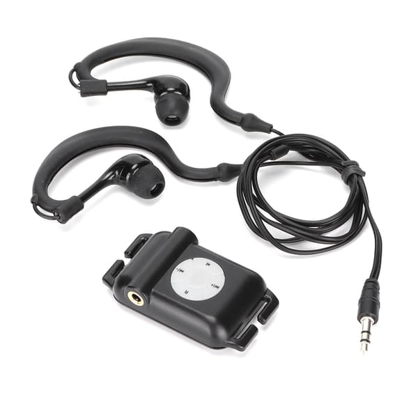 MP3-spelare med hörlurar Vattentät simmar-MP3-spelare för simning vattensporter