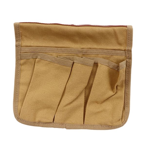 Stol Side Organizer Multifunktionel Opbevaringstaske Stol Sidetaske til Camping Strand Khaki