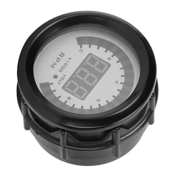 Digitalt omdrejningstæller 52 mm/2 tommer 0-9999 RPM erstatning for 12V 4/6/8 cylinder benzinbiler