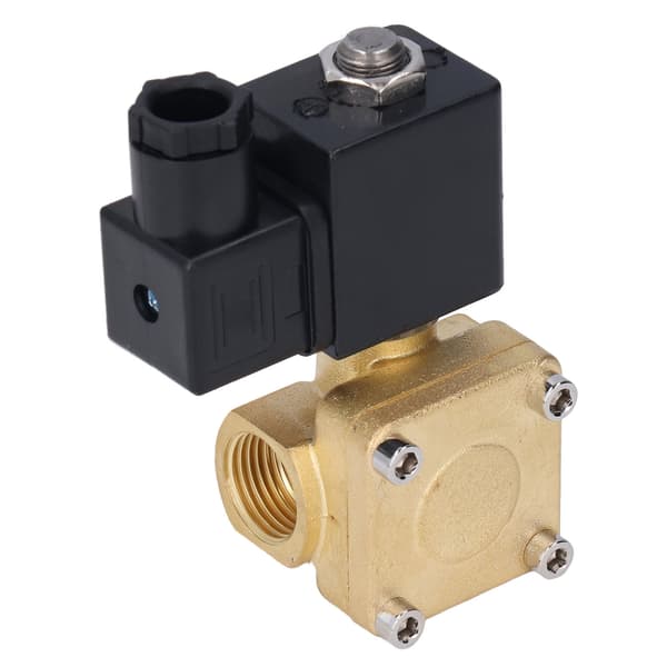 G1/4in Normalt Stängd Elektrisk Magnetventil 2 Positioner 2 Vägs Membran Högtrycksventil AC220V