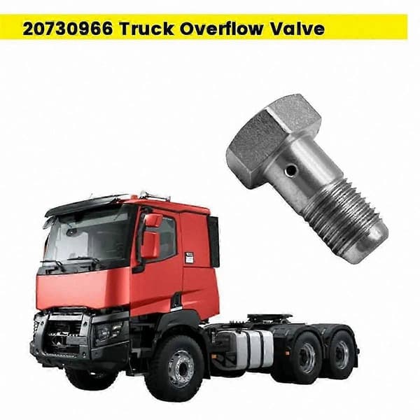 Overløbsventil til lastbil og bus D11 D13 Motor Brændstofsystem 7420884328 Erstatning 74 20 730 966 Silver