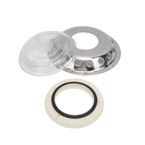 Ventilationsvindue i rustfrit stål, marine hardware samling, transparent center til skibe