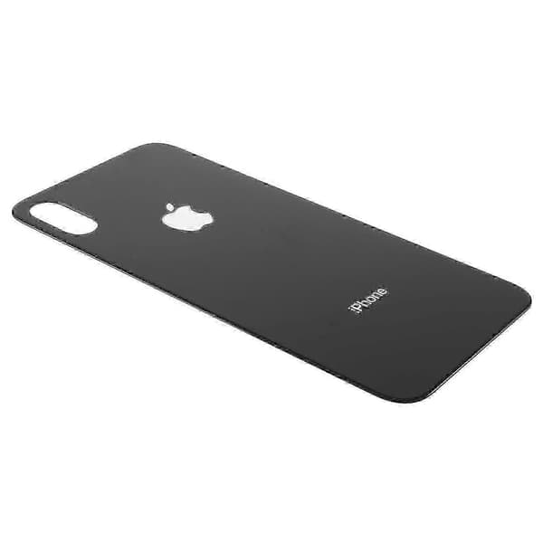 Högkvalitativt bakstycke i glas för iPhone X (ten), ZXL Black