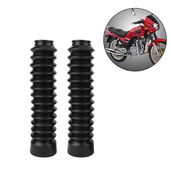 2x Universella Motorcykel Gummi Framgaffel Skydd Damasker Stövlar GLF