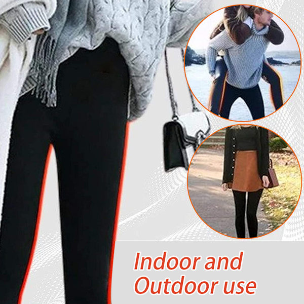 Vinter Damer Tykke Cashmere Uld Leggings Vindtætte Vinter Varme Elastiske Leggings Bukser Fleeceforede Tykke Strømpebukser