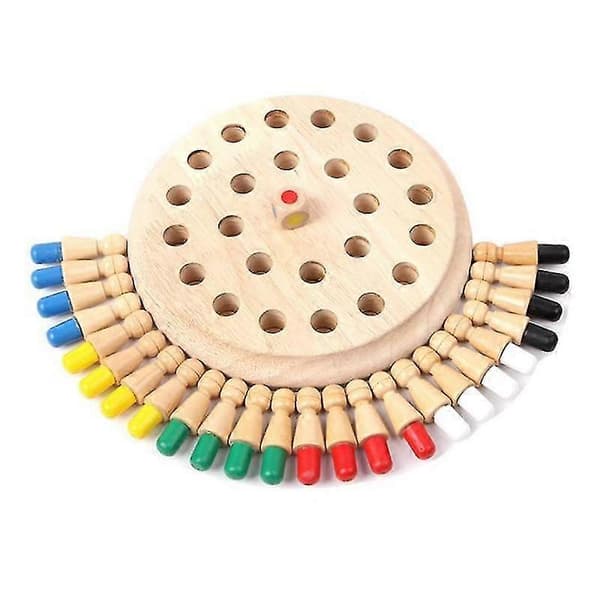 färg schackbräde pussel kognitivt minne matchstick trä