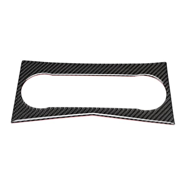 Bil Kolfiber Luftkonditioneringspanel Skydd Trim Passar Mercedes-Benz W204 C-klass 2007-2012