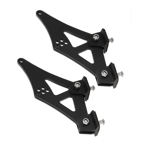 5\" Universal Bil CNC Aluminiumlegering Bakre Vinge Trunk Racing Tail Spoiler Ben Fästen