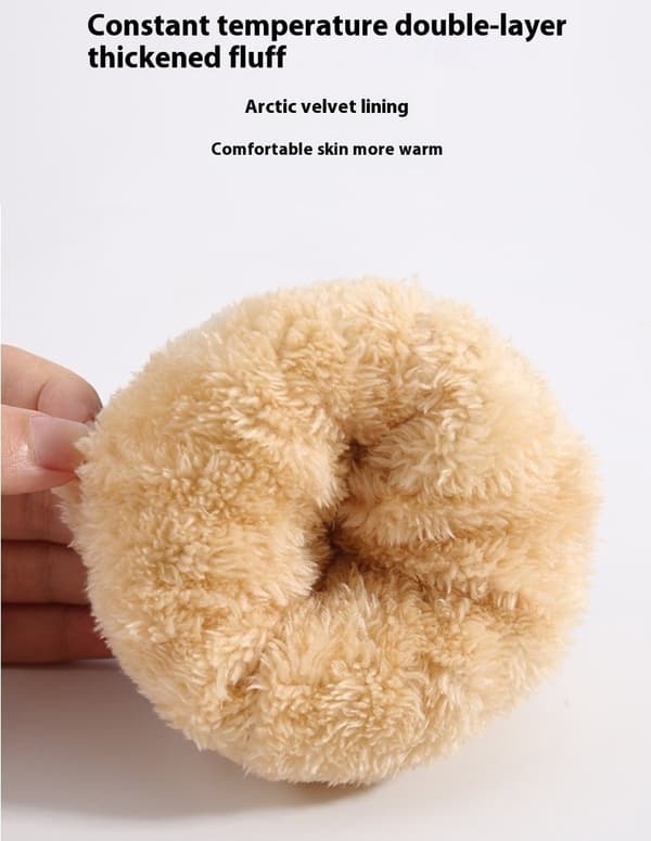 Damehandsker - Vinterhandsker - Plys Handsker - Fortykket - Kuldebeskyttelse - Touchscreen - 22 cm - Beige