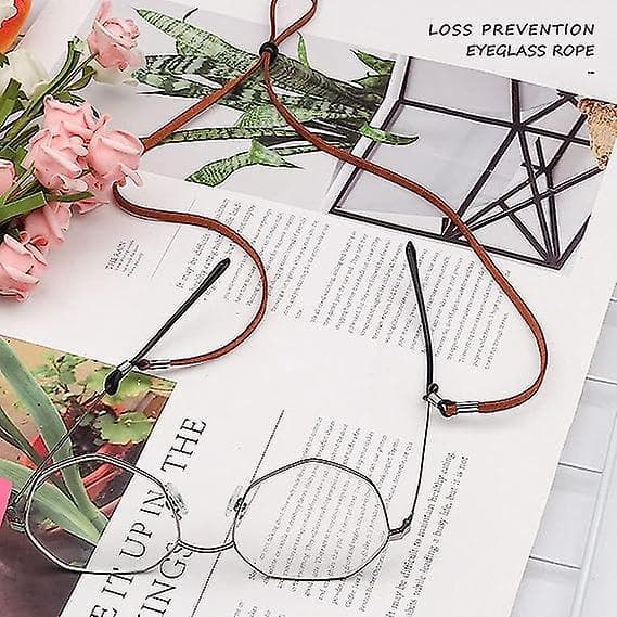 Adjustable Eyeglass Straps for Men - 6 Pack, Universal Eyeglass Cord, 70 cm Long