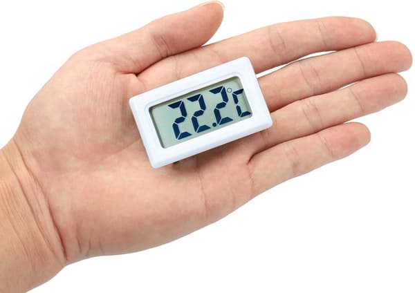 Digitalt køleskabstermometer - Indendørs termometer - Hvid