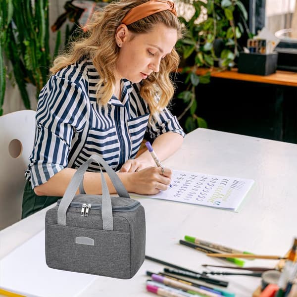 Lunsjpose for kvinner - lunsjpose for voksne - isolert lunsjpose for kvinner - Tote Bag kjølebag - Vanntett