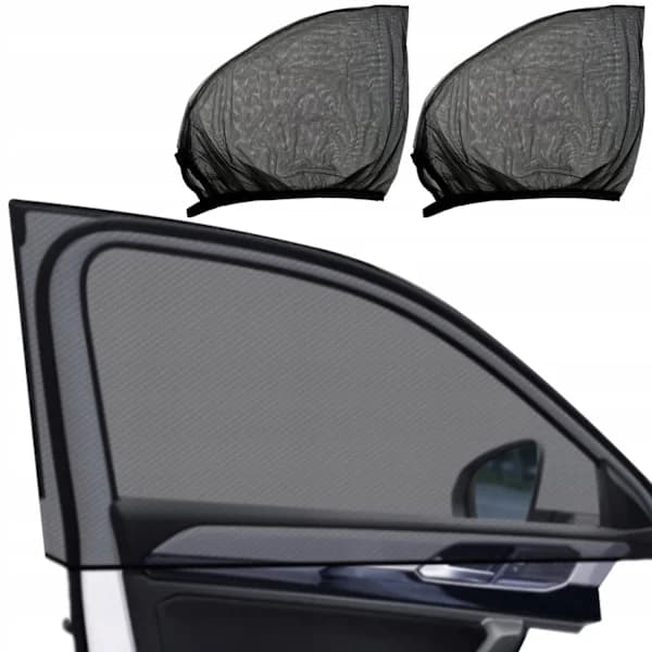 Car Window Mosquito Net with Sun Protection – 2-Pack Multicolor multifärg