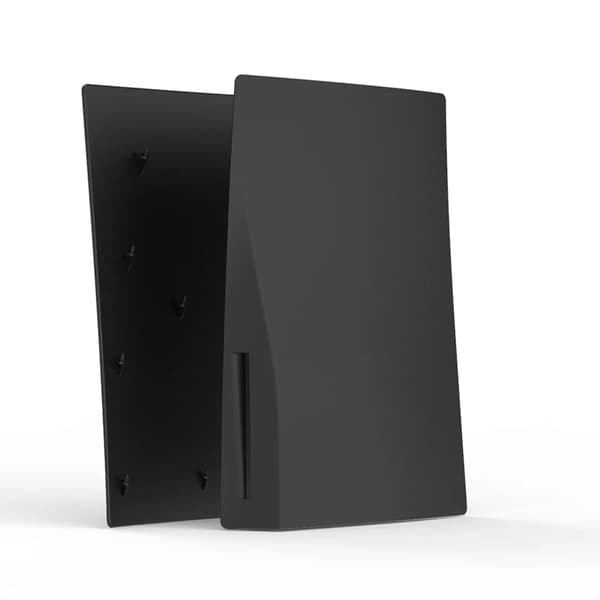 Data Frog PS5 -konsolin etulevy, Playstation 5:n kuorilevy, kuoritarvikkeet, musta Black Bundle 1