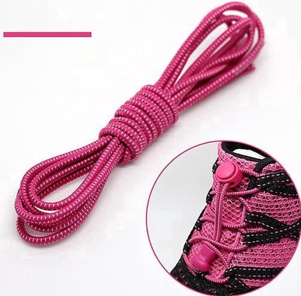 Lock Laces - Perfekt til løb - Pink