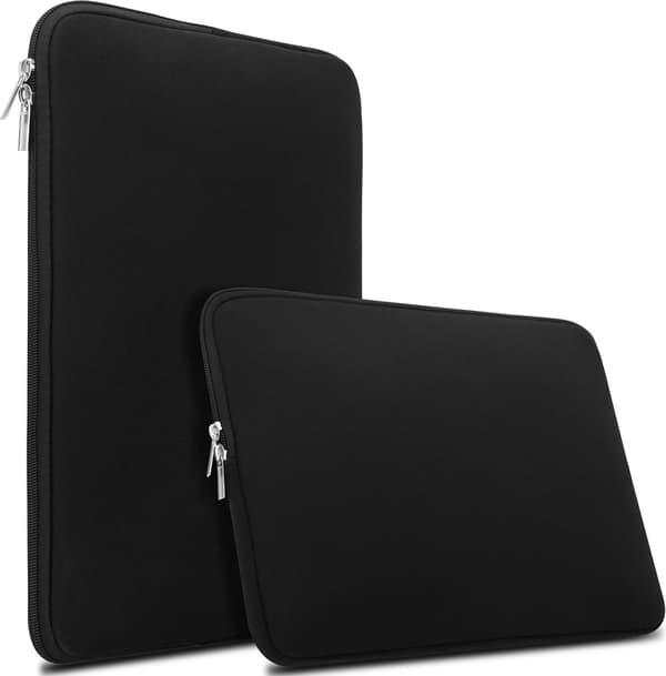 Laptop Sleeve Dobbelt Lynlås - Blød Berøring - Laptop Taske - 15.6 tommer