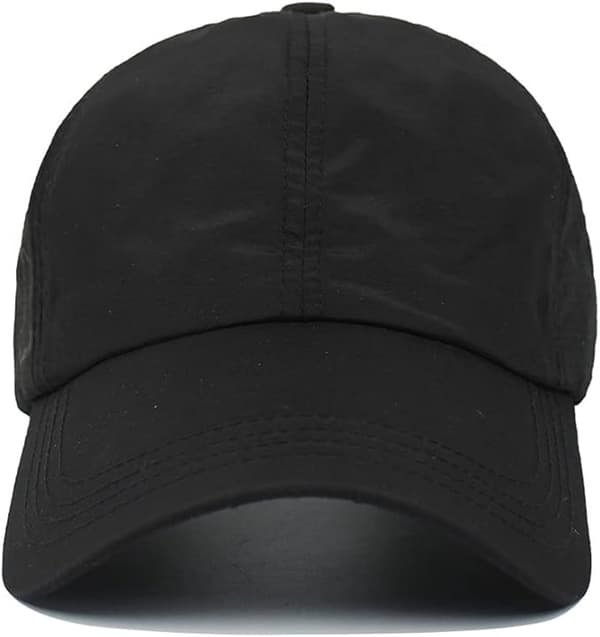 Solhat til kvinder - Baseballkasket med hestehale til kvinder - Hurtigtørrende sommerhat - Åndbart mesh - Krydshat