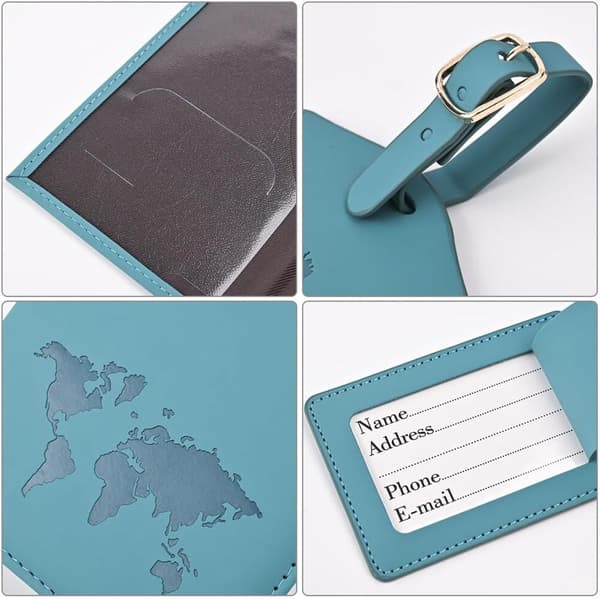 Pas-etui - Pas holder - Pas organizer - PU læder pas holder - Unisex - Ferie tilbehør
