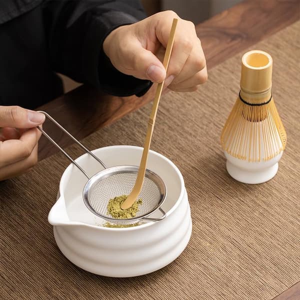 Matcha set - Set med 7 - Matcha startkit - Matcha visp - Matcha perfekt kit - Bambuvisp
