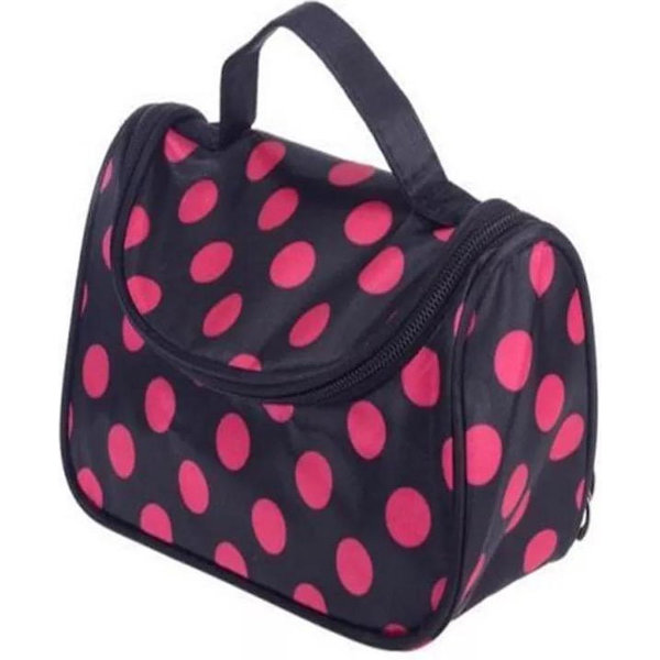 Makeuptaske med spejl - Sort