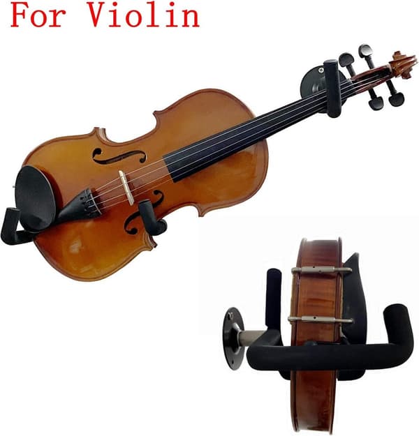 Guitarophæng til Ukulele/Bas/Violin, Vægmonteret Slatwall Krog