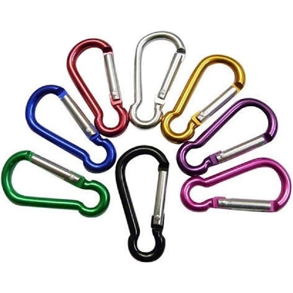 Minikarbinhakar: 8-pack i färgad version