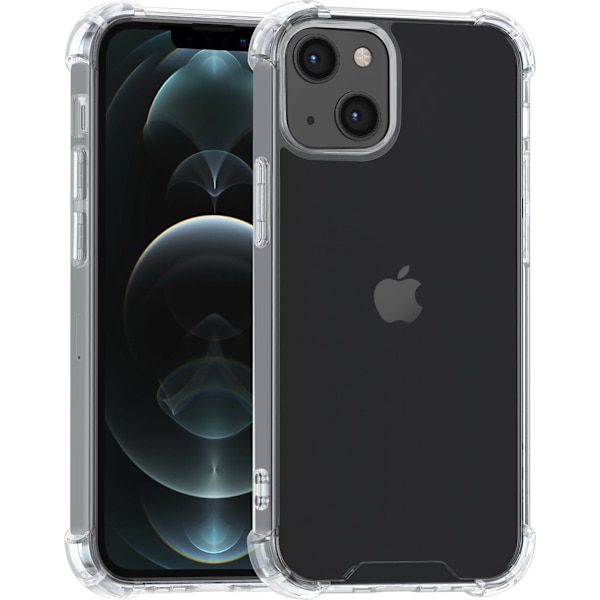 iPhone 13 Mini TPU Baksida - Transparent - Antichock