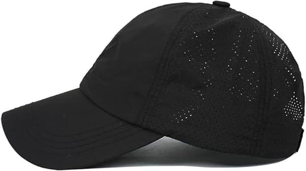 Solhat til kvinder - Baseballkasket med hestehale til kvinder - Hurtigtørrende sommerhat - Åndbart mesh - Krydshat