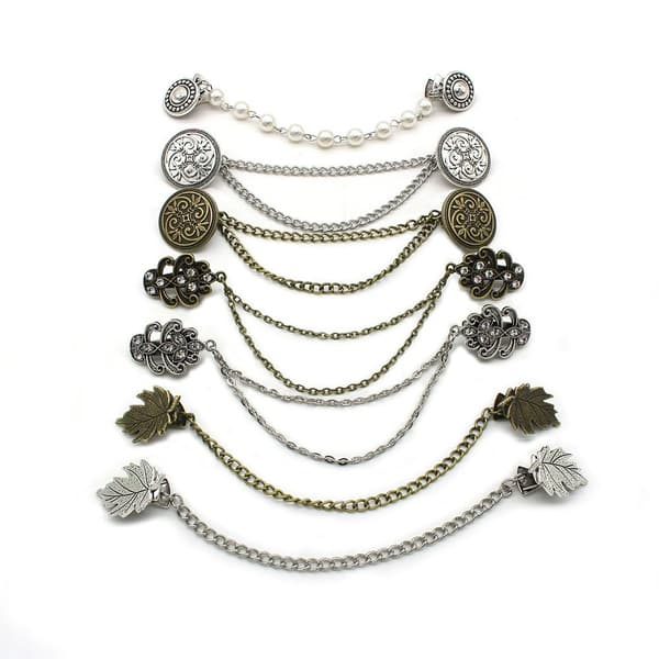 Kofta Clip Sjal Brosch BRONS STIL 2 STIL 2 Brons Stil 2-Stil 2_YF Bronze Style 2-Style 2