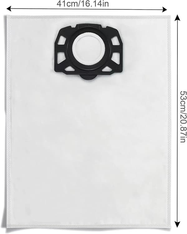 10-pack dammsugarpåsar för Karcher WD4 WD5 WD6 MV4 MV5 MV6 dammsugare