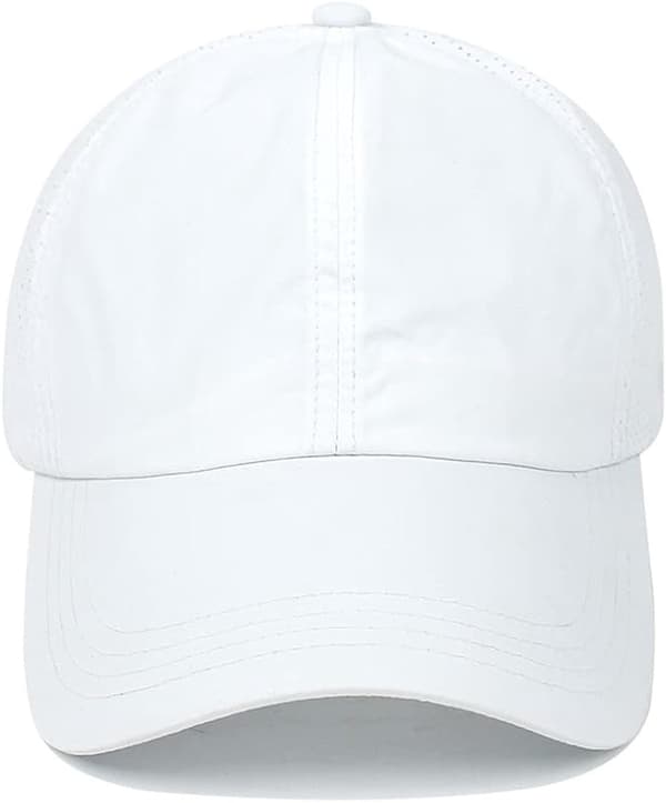 Solhat til kvinder - Baseballkasket med hestehale til kvinder - Hurtigtørrende sommerhat - Åndbart mesh - Krydshat