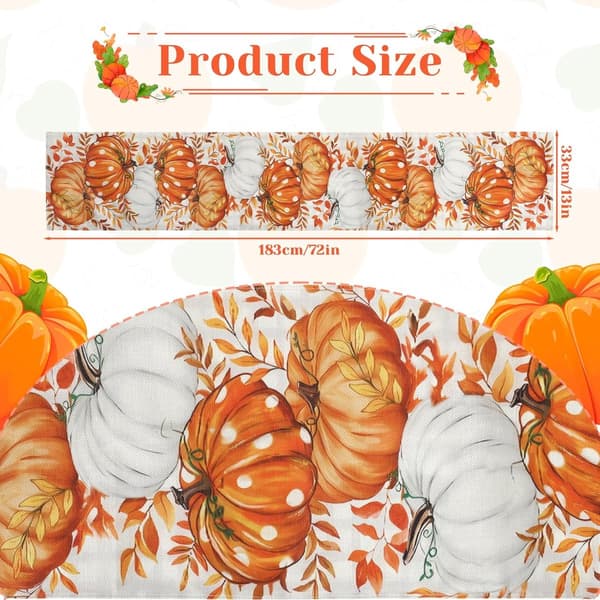 Duk - vaxduk - utomhusduk - 2 st Höstduk - Halloween-dekoration utomhus - Höst