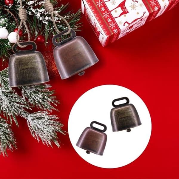 Kobjällra 6 stycken - Julbjällror - Bjällra - Betande kobjällra - Kobjällror i metall - Getbjällra