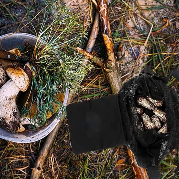 Svampkorg Kit Svampplockningsryggsäck Bananfoderpåse Används för frukt- och grönsaksplockning med handskar