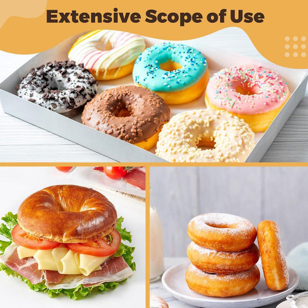 Bageforme - Silikone Bageforme - Donutform Sæt - Silikone Donut Bageforme - Genanvendeligt Fødevaregodkendt Bagelform Sæt