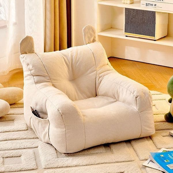 Enkel sofa for barn, liten sofastol, baby lesekrok, barn-FF- hvit White