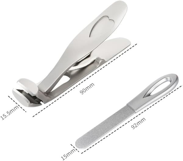 Kynsileikkurit paksuille varpaankynsille, ergonominen kulmapää, vanhusten varpaankynsileikkuri, kynsileikkuri Black 1pc