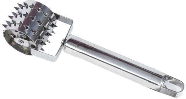 Kødmørner - 18 cm Kødhammermassager - Kødmørner i rustfrit stål - Rullekødhammer - Til bøf