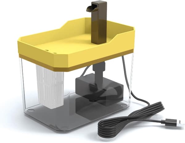 Vattendispenser för husdjur - Vattendispenser för katt - Vattendispenser för hund - Smart automatisk sensor - 1,5 liter cirkulerande vatten